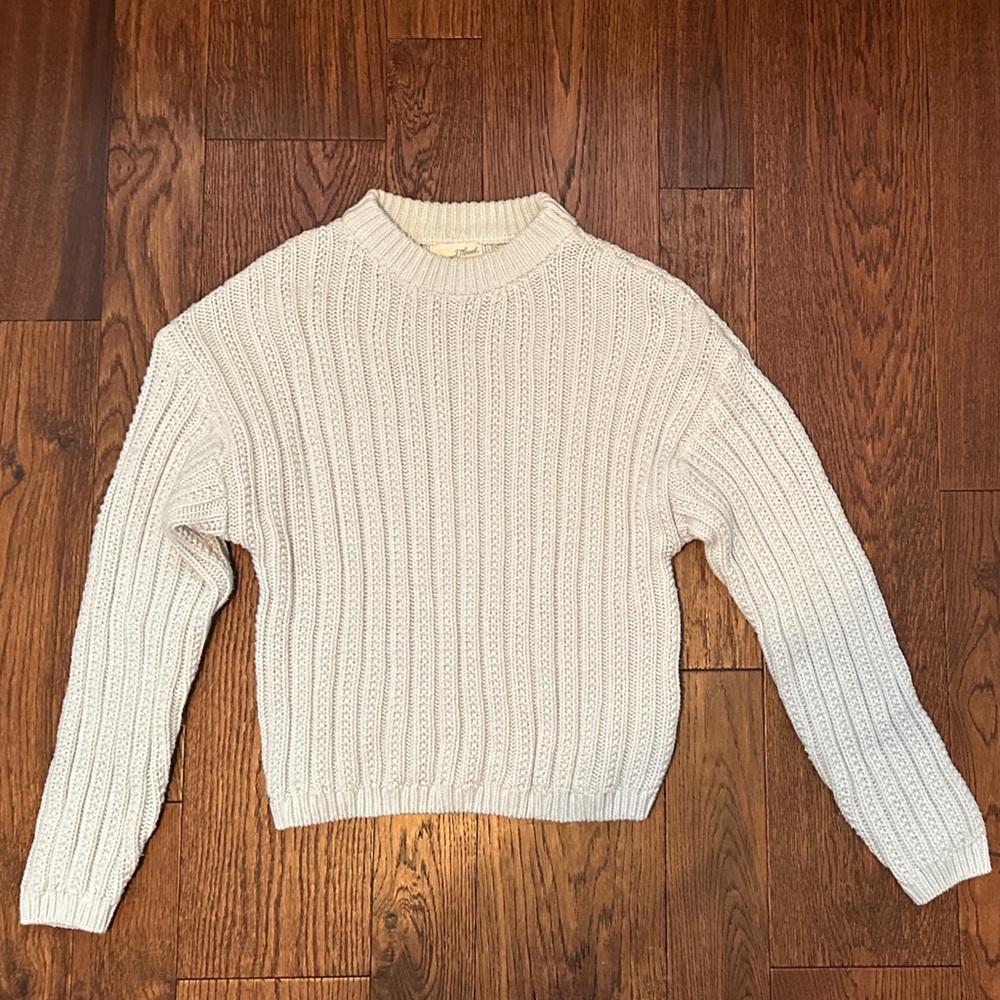 Universal Thread Cable Knit Sweater baby blue